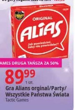 Gra alias party Tactic promocja