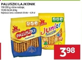 Paluszki Lajkonik promocja w Stokrotka