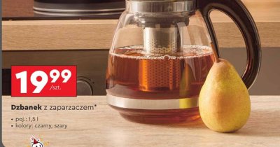 Dzbanek z zaparzaczem carine 1.2 l promocja w Biedronka
