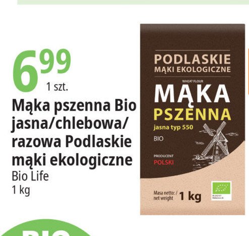 M膮ka pszenna jasna bio Podlaskie m膮ki ekologiczne promocja
