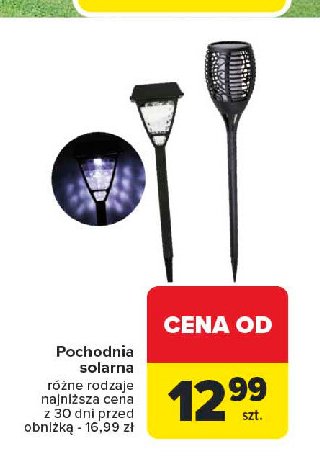 Pochodnia solarna promocja w Carrefour