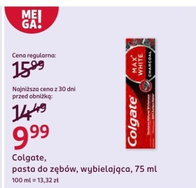 Pasta do zębów wybielająca promocja w Rossmann