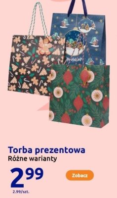 Torba prezentowa różne warianty promocja w Action