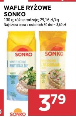 Wafle ryżowe Sonko promocja w Stokrotka