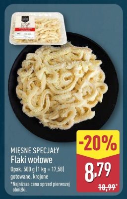 Flaki wołowe  promocja w Aldi