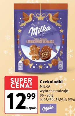 Czekoladki MILKA promocja w Intermarche