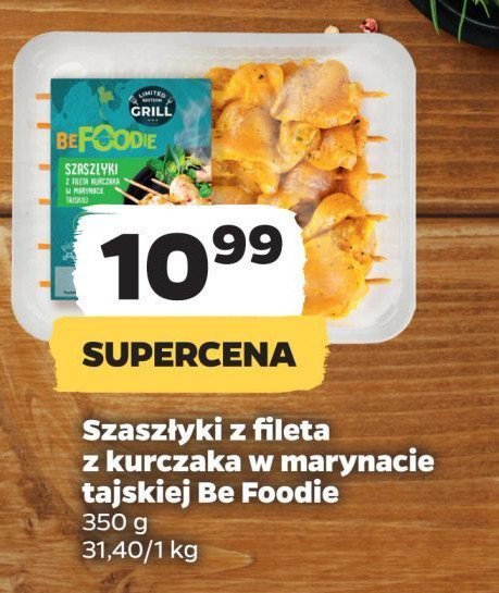 Szaszłyki z fileta z kurczaka w marynacie tajskiej Be foodie promocja