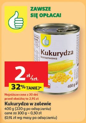 Kukurydza w zalewie promocja w Auchan