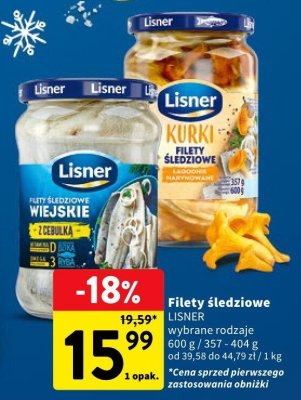 Filety śledziowe promocja w Intermarche