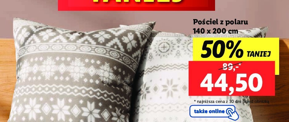 Po艣ciel z polaru 140 x 200 cm promocja