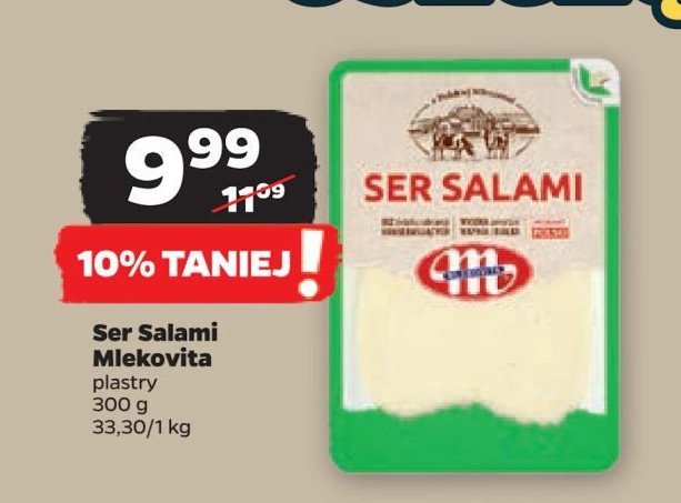 Ser salami - plastry Mlekovita promocja
