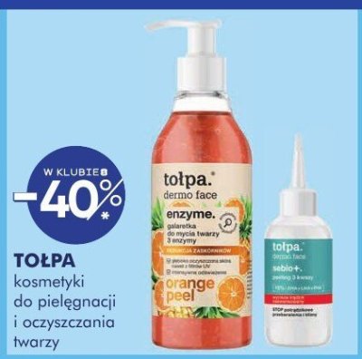 Kosmetyki TOŁPA kosmetyki do pielęgnacji i oczyszczania twarzy promocja w Super-Pharm
