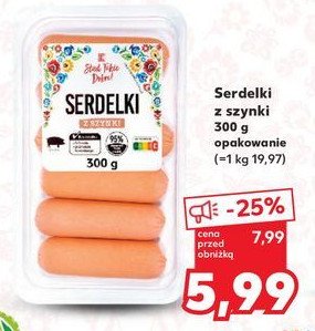 Serdelki z szynki K-classic stąd takie dobre! promocja w Kaufland