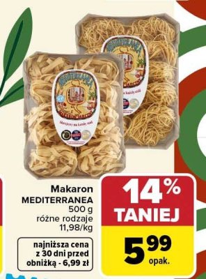 Makaron różne rodzaje promocja w Carrefour Market