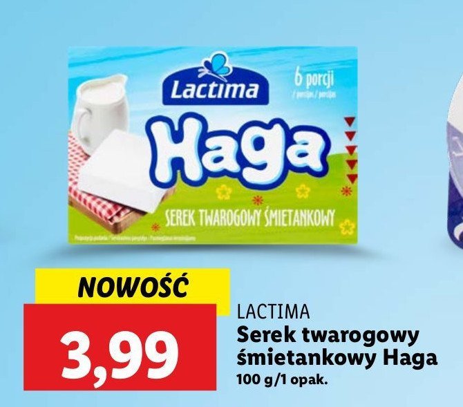 Serek twarogowy śmietankowy Lactima haga promocja