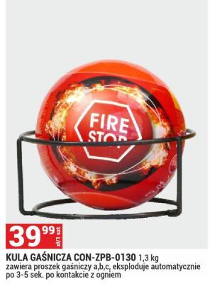 Kula gaśnicza KULA GAŚNICZA CON-ZPB-0130 promocja w Merkury Market