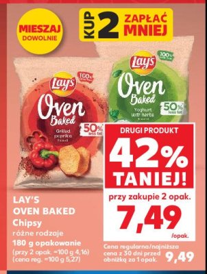 Chipsy grillowana papryka Lay's oven baked (prosto z pieca) Frito lay lay's promocja