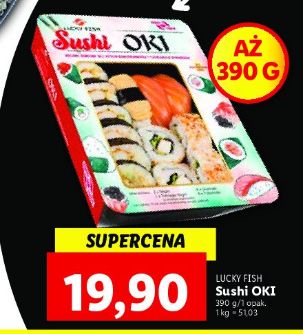 Zestaw sushi Lucky fish promocja