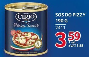 Sos do pizzy Cirio 190g promocja w Selgros