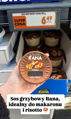 Sos grzybowy Rana 120g promocja w Biedronka