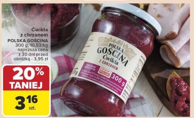 Ćwikła z chrzanem POLSKA GOSCINA promocja w Carrefour