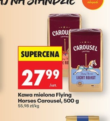Kawa mielona Flying Horses 500 g promocja w Biedronka