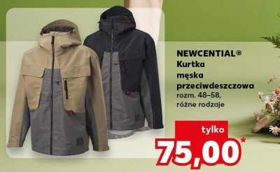 Kurtka męska przeciwdeszczowa NEWCENTIAL® promocja w Kaufland
