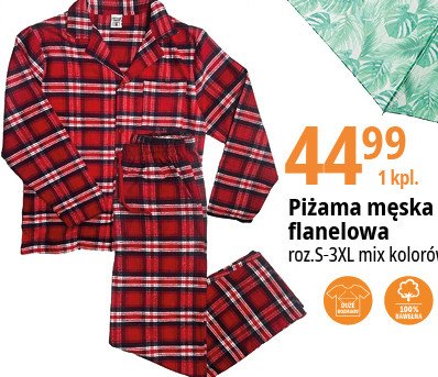 Piżama męska flanelowa s-3xl promocja