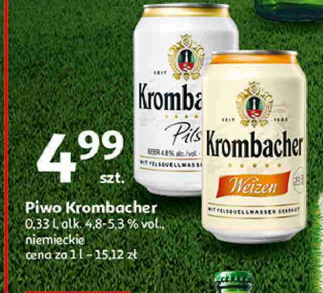 Piwo Krombacher weizen promocja