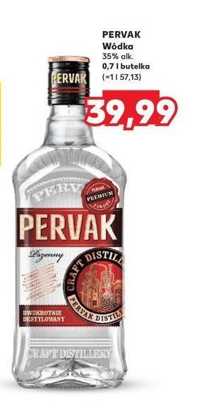 Wódka Pervak pszenny promocja w Kaufland