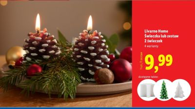 Świeczka lub zestaw 2 świeczek  promocja w Lidl