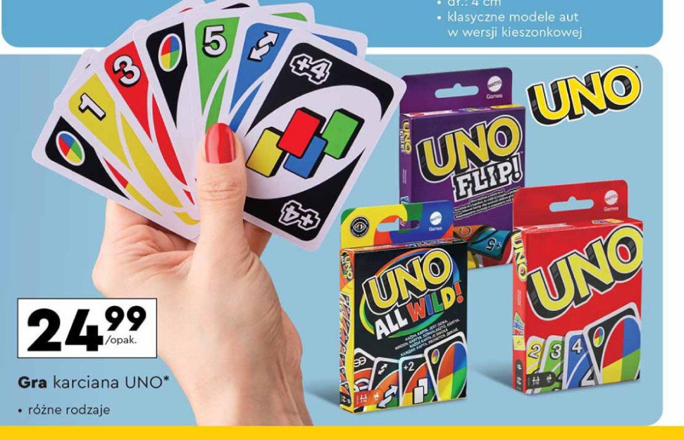 Gra uno flip! Mattel promocja w Biedronka