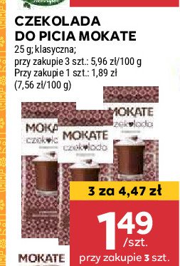 Czekolada milky MOKATE CHOCO DREAM promocja