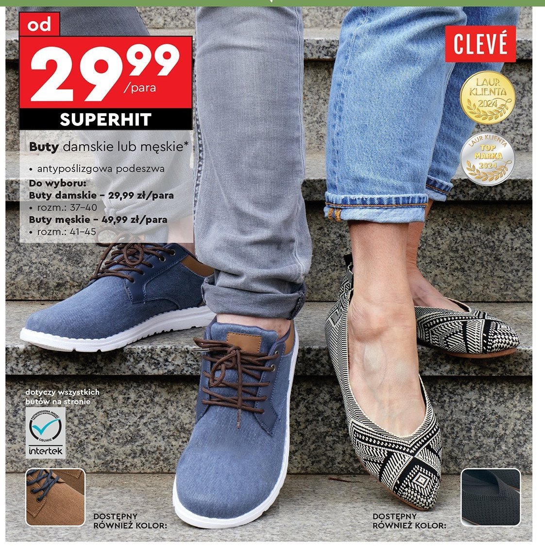 Buty damskie 37-40 Cleve promocja