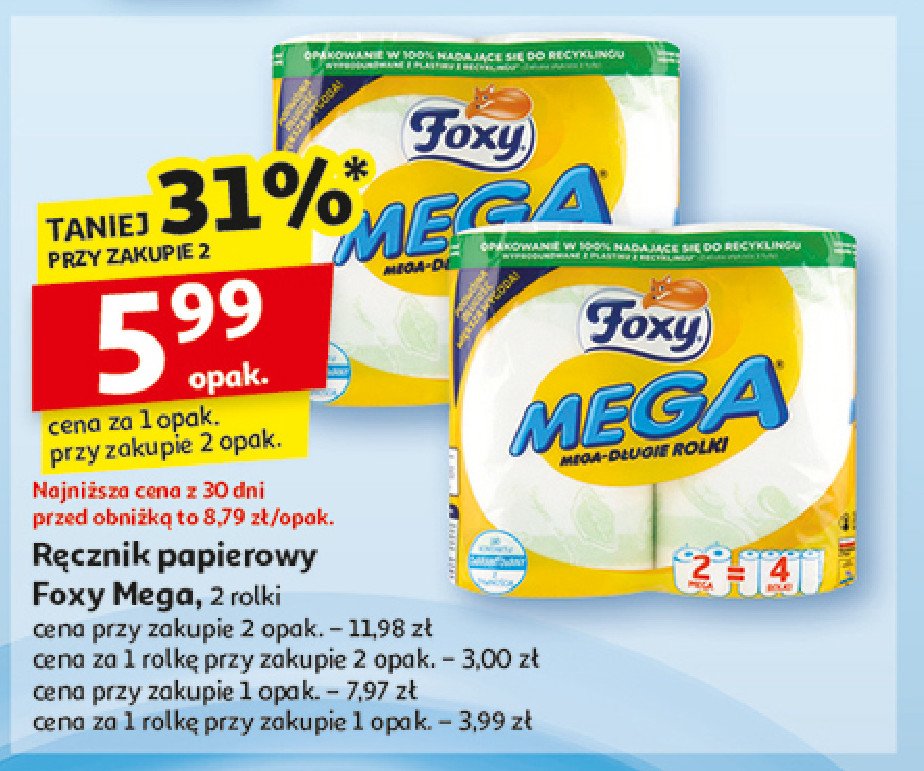 Ręcznik kuchenny Foxy mega promocja w Auchan