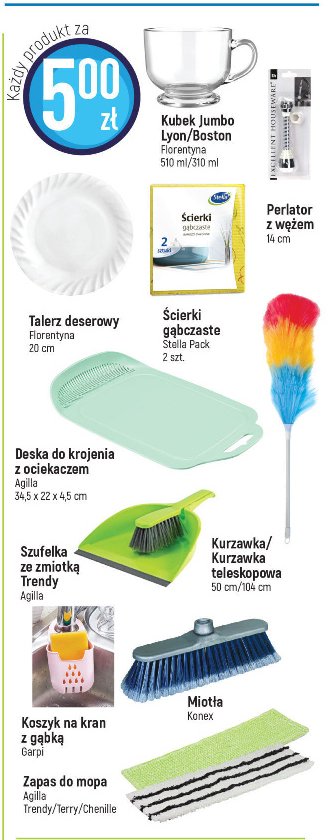 Perlator do kranu z wężykiem 14 cm promocja