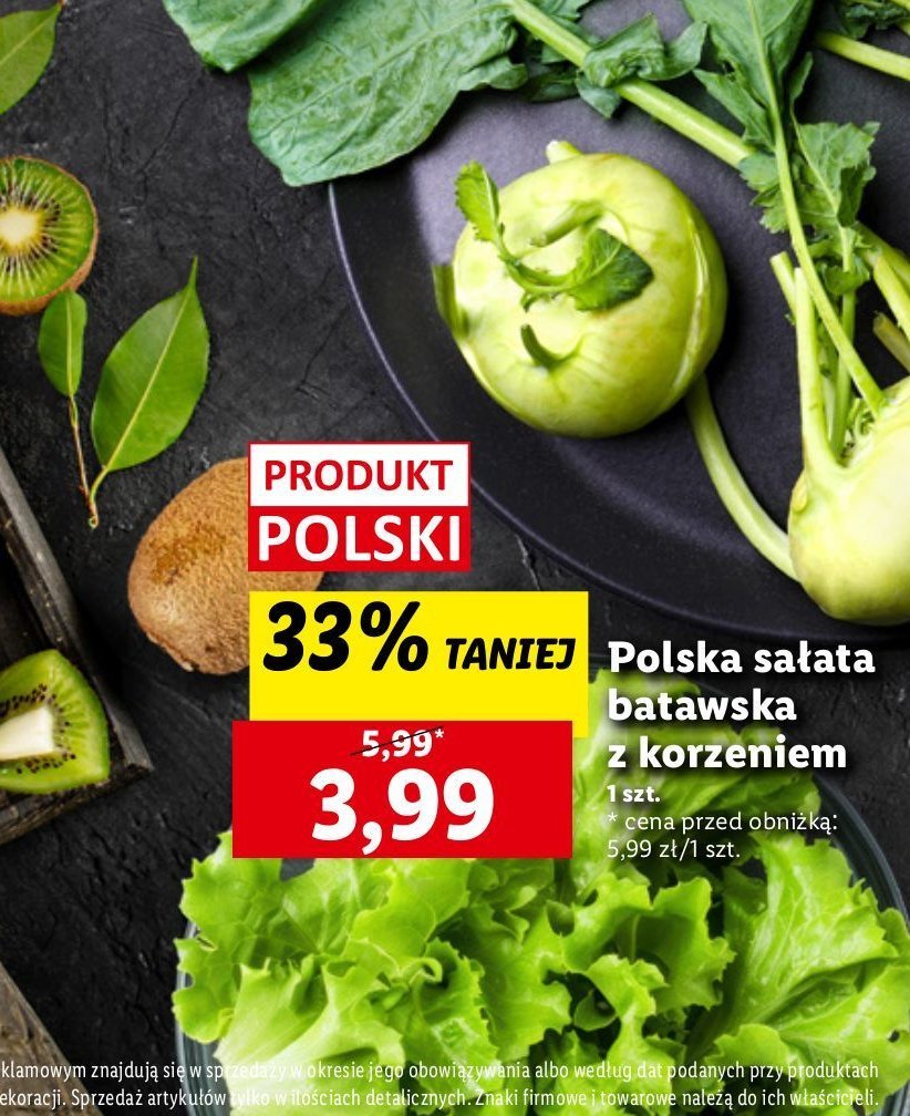 Sałata batawska promocja