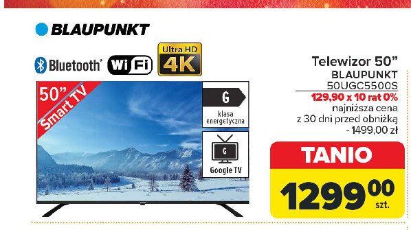 Telewizor 50" 50ugc5500s Blaupunkt promocja