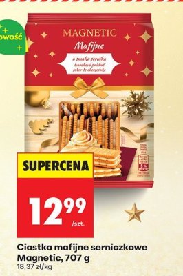 Ciastka maffine serniczkowe Magnetic, 707 g promocja w Biedronka