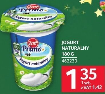 Jogurt naturalny Zott Primo promocja w Selgros
