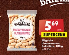 Migdały łuskane blanszowane Bakallino promocja