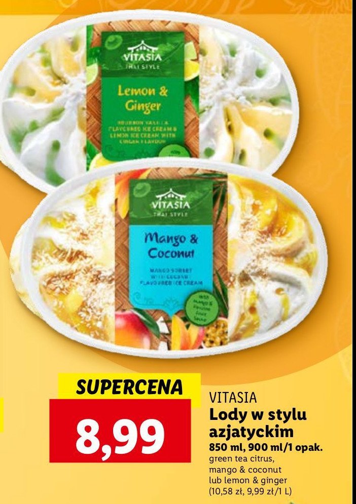 Lody mango-kokos Vitasia promocja