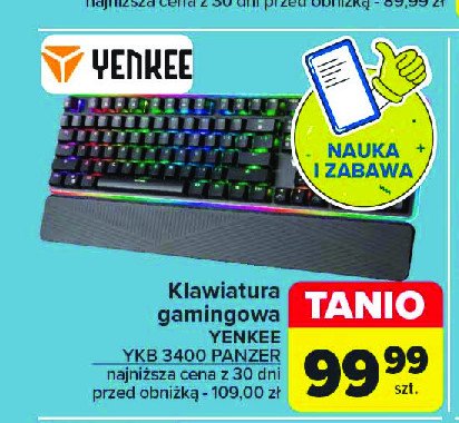 Klawiatura dla graczy panzer ykb3400 Yenkee promocja