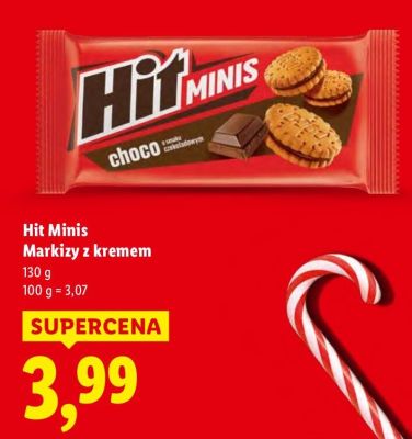 Ciastka Hit Minis Markizy z kremem promocja w Lidl