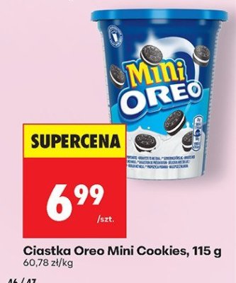 Ciastka Oreo Mini Cookies promocja w Biedronka