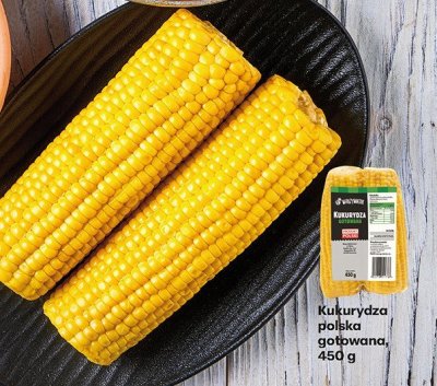 Kukurydza polska gotowana 2+1 gratis promocja w Biedronka