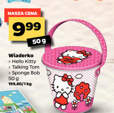 Wiaderko z cukierkami sponge bob promocja