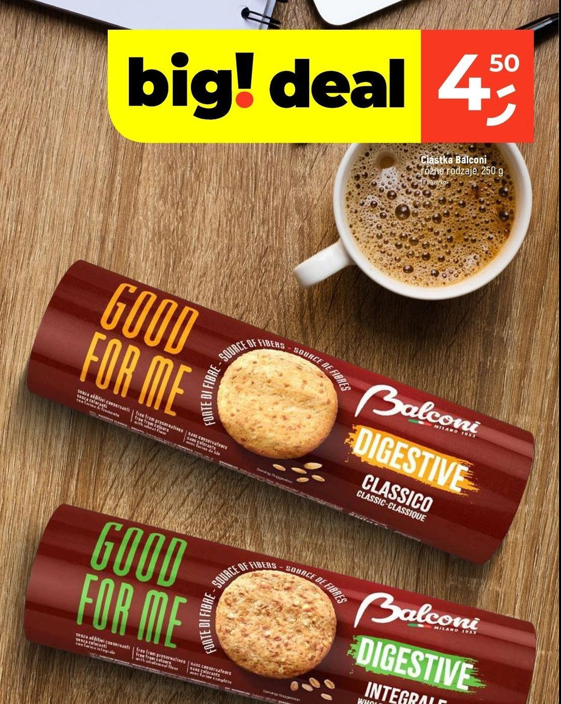 Ciastka good for me integrale Balconi promocja