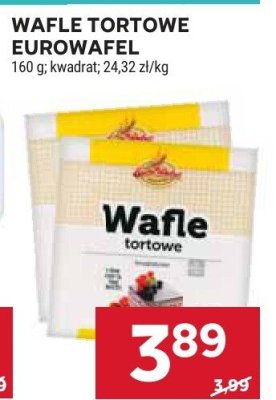 Wafle tortowe Eurowafel promocja w Stokrotka