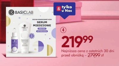 Serum BASICLAB DERMOCOSMETICS SERUM MIEDZIOWE serum 30 ml + emulsja myjąca 100 ml promocja w Super-Pharm